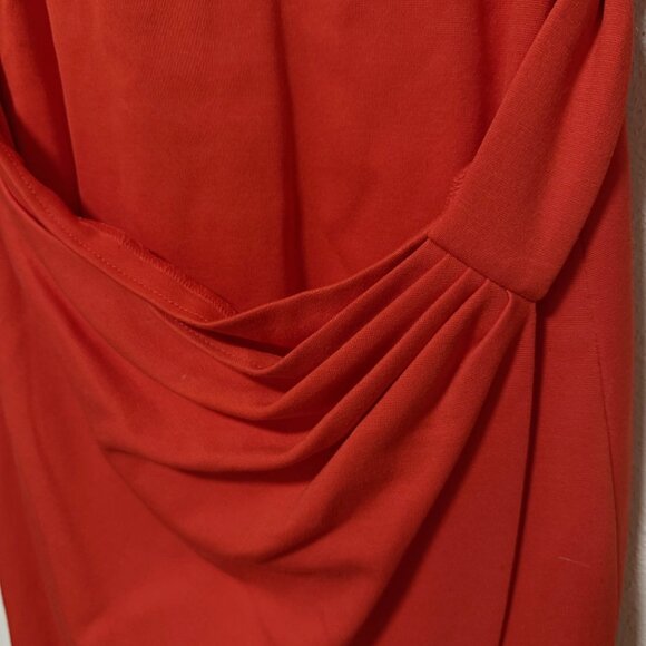 Orange sarong style dress by Escada, size 34 (4) - Picture 2 of 10